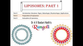 Liposomes Part 1 Introduction Structure Types Advantages Disadvantages Applications [upl. by Giralda]