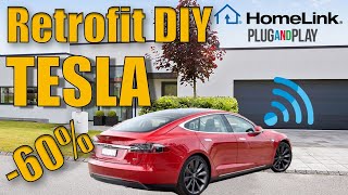 retrofit Tesla model Y  installation du Homelink en DIY compatible model 3 [upl. by Acirret]