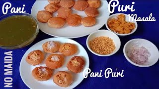 Very simple method of Street style of PaniPuri  Pani Puri Recipe  Street style pani puri recipe [upl. by Nagud856]