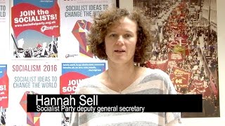 Hannah Sell Socialist Party says keepCorbyn [upl. by Truelove361]