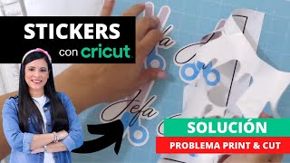 como hacer sticker con cricut Imprimir y cortar con cricut [upl. by Ihcego956]