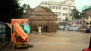 Raining festivals Kolkata Durga Puja [upl. by Rech]