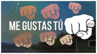 Lucah  Me Gustas Tú Lyric Video [upl. by Netsew]