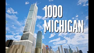 1000 Michigan inside my 3d Model of Chicago [upl. by Ayiram]