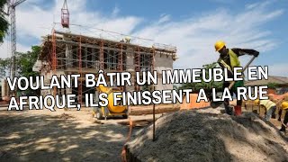 UNE FAMILLE AFRICAINE SE RETROUVE A LA RUE EN RAISON DE LA CONSTRUCTION DIMMEUBLE EN AFRIQUE [upl. by Padraic336]