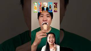 Mukbang kem sôcôla  Chocolate Ice Cream Mukbang shortvideo asmr mukbang [upl. by Rasmussen]