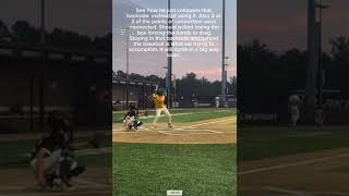 What do you see that needs fixed baseball hitting batting battingcoach hittingmechanics [upl. by Idell43]