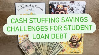 Cash Stuffing Savings Challenges For Student Loan Debt  Happy Mail [upl. by Rudie]