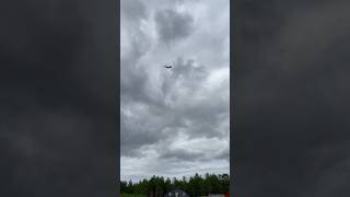 JAS 39C Gripen flyby over Brattforsheden Part 1 [upl. by Eillek84]