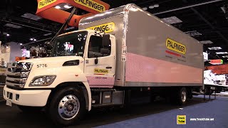 2022 Hino L6 Box Truck with Palfinger Lift Gate  Interior Exterior Tour [upl. by Doowron360]