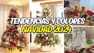 TENDENCIAS y COLORES NAVIDAD 2024 [upl. by Dafodil942]