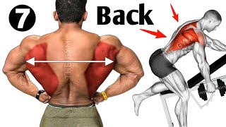 7 Huge back exercises  fastest [upl. by Eiluj]