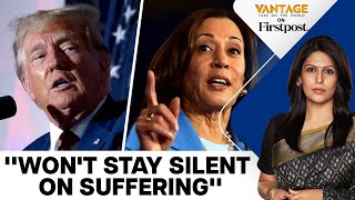 US Election Kamala Harris Sharpens Gaza Tone in Bid to woo Young Voters  Vantage with Palki Sharma [upl. by Faro906]