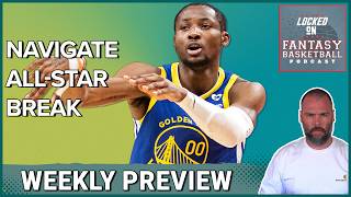 NBA Fantasy Basketball Week 17 Strategy Across AllStar Break NBA fantasybasketball [upl. by Ayaet]