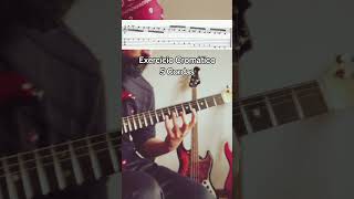 Exercício Cromático 5 Cordas guitar lesson guitarlesson guitarra [upl. by Nahgrom]