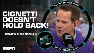 DO WE LIKE THE NCAA Curt Cignetti UNLEASHES 😂  The Pat McAfee Show [upl. by Wieren393]