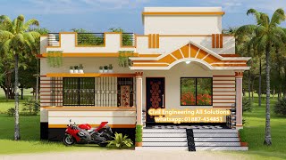 ৩ বেডরুমের বাড়ির ডিজাইন ও খরচ। 3 bedroom house design। গ্রামের বাড়ির ডিজাইন। বাড়ি তৈরির ডিজাইন [upl. by Jaylene]