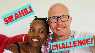 SURPRISE SWAHILI CHALLENGE  MY GERMAN HUSBAND  SALLIEKLAUS WORLD [upl. by Aicyle]