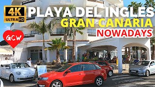 PLAYA DEL INGLES Gran Canaria October 2023 🔴 Servatur Waikiki Hotel To Chaparral Shopping Centre [upl. by Ahsot]