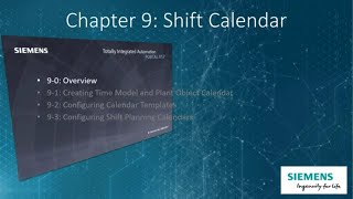 WinCC Unified V17  33 Overview of Unified Shift Calendar WinCCGURU [upl. by Riay]