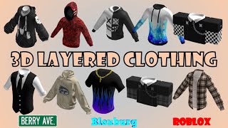 3D LAYERED CLOTHING CODES amp LINKS FOR BOYS  Berry Avenue Bloxburg  ROBLOX [upl. by Jackie137]