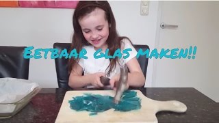 DIY  Zelf eetbaar glas maken  snoep Nederlands [upl. by Cheung324]