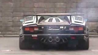 Lamborghini Countach with Kreissieg exhaust [upl. by Lleznov166]