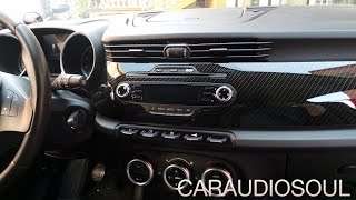 Hidrografik Sulu Kaplama Carbon Desen Alfa Romeo Giulietta CARAUDIOSOUL [upl. by Aryas]