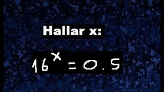 16x05 Ecuaciones con exponente x igual a un decimal resolver la ecuación con x en la potencia [upl. by Jenda]