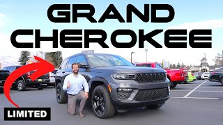 2024 Jeep Grand Cherokee Limited Black Appearance Best SUV Value [upl. by Ahcsatan]