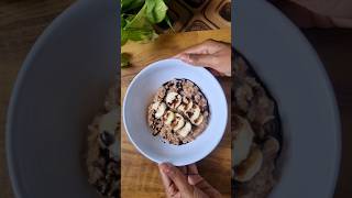 Best Choclate Oats  A Healthy and Delicious Breakfast Recipe shorts ytshorts oatsrecipe [upl. by Angelo]