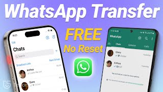 Free How to Transfer WhatsApp from Android to iPhone Official Method [upl. by Aicirpac]