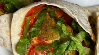 Falafel Wrap Recipe Indian Style [upl. by Bate513]