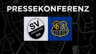 🔴 RELIVE Pressekonferenz vor dem Spiel SV Sandhausen  1 FC Saarbrücken [upl. by Binnings630]