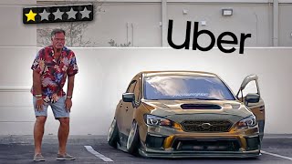 UBER PRANK IN AN EXTREMELY CAMBERED STANCE CAR [upl. by Kissel]