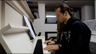 Day 10 of Playing Howls Moving Castle on the Piano  Beginner Playing Piano [upl. by Jovitah]