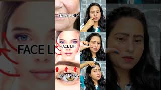 📛🤯antiageing face yoga nd glowing skin smile lines eye lift facelift try it daily🤯📛♨️shorts [upl. by Harl]