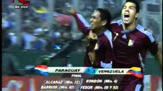 El Gol más Emocionante de LA VINOTINTO VENEZUELA vs PARAGUAY [upl. by Nnylodnewg139]