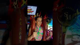 Slingshot ride funnygirl part 1 shorts funny [upl. by Tamaru296]