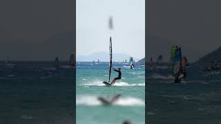 Freestyle windsurfing in Vasiliki 😮‍💨🕺 [upl. by Cecil268]