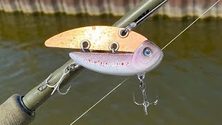 Copper Top Bladed Lipless CrankBait  One Day Build to Catch [upl. by Aurelius]