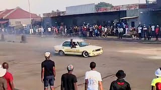 🕺KING KATRA SPINNING BMW E30 STROKER AT CLEVER WITBANK  CRAZY FLIPPING😱🔥🇿🇦 [upl. by Harness227]