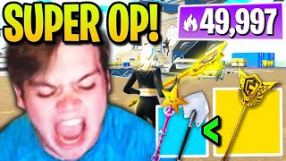 Mongraal Shows PROOF RAREST Pickaxe is OVERPOWERED while GRINDING for 50000 ARENA POINTS [upl. by Nessim955]