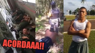 Recrutas Bisonhos do Exército Brasileiro 5  TENTE NÃO RIR [upl. by Xuagram702]