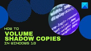 How to delete Volume Shadow Copies in Windows 10 [upl. by Solracesoj251]