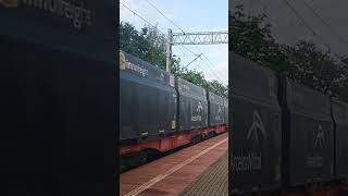 Vectrony DB z wagonami innofreight  Brzeg shorts pociąg trainspotting [upl. by Yelats]