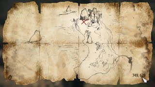 Assassins Creed IV Black Flag  treasure map 749 625 [upl. by Ahserak802]