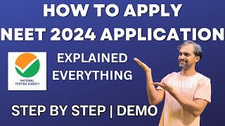 How to Apply NEET UG 2024  Step by Step explained [upl. by Purvis775]