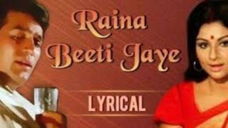 Raina Beeti Jaye Instrumental Song  BEST INSTRUMENTAL SONG [upl. by Leizahaj]