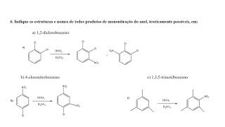 COMPOSTOS AROMATICOSresolucao dos exercicios [upl. by Edvard592]